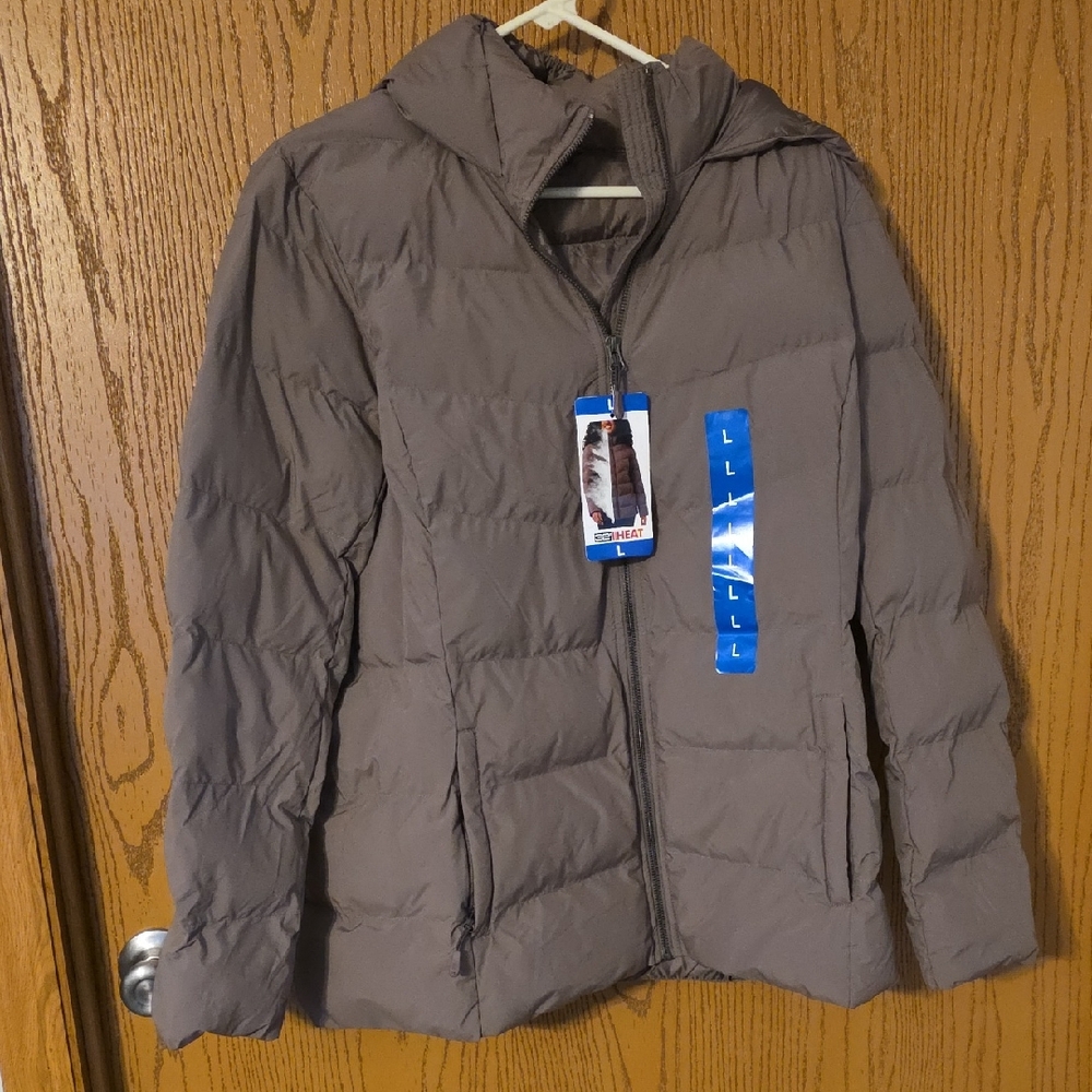32 Degrees Women's Brown Puffer Jacket - Picture 1 of 4